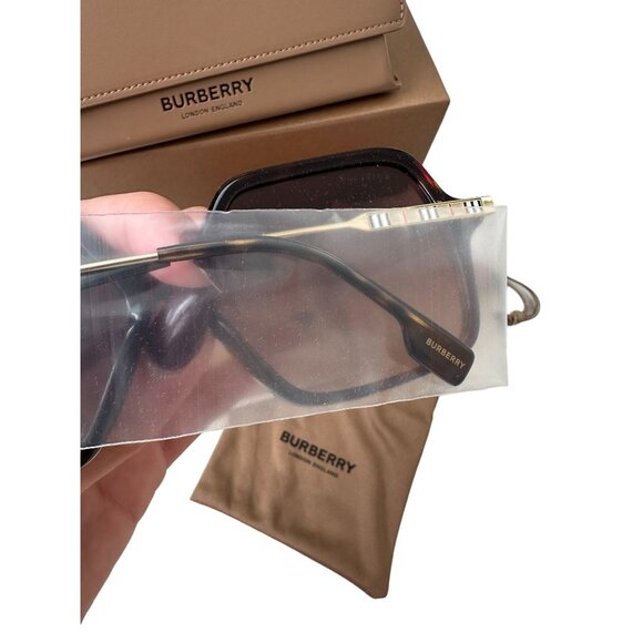 BURBERRY Olivia Brown Oversized Sunnies Sunglasses NEW New with original box - Picture 5 of 6
